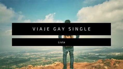 viajes gay single